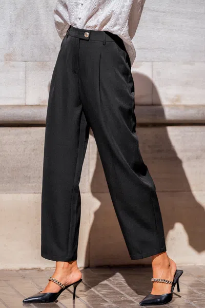 Cupshe Hit Refresh Black Pants