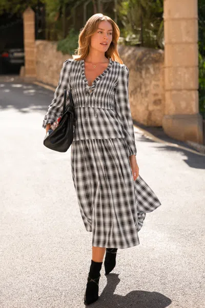 Cupshe Honey & Thyme Plaid Maxi Dress
