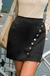 Cupshe Icon Black Mini Skirt