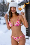 Cupshe In A Daisy Floral Bikini Set In Pink