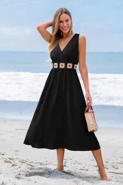 Cupshe In My Prime Black Maxi Dress