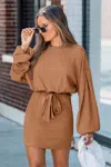 Cupshe Innovator Brown Mini Dress
