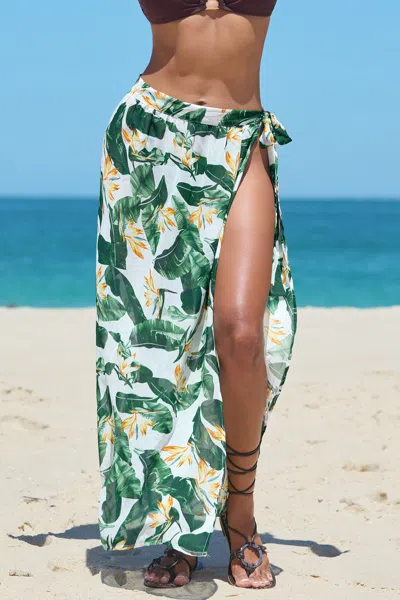 Cupshe Island Dreaming Tropical Cover-up Sarong