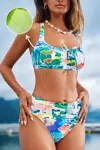 Cupshe Island Fun Tropical Bikini Set In Multi