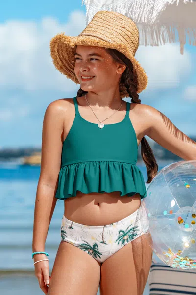 Cupshe Island Paradise Tropical Tankini Set