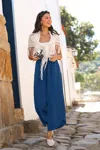 Cupshe It's Giving Blue Pants In Blue