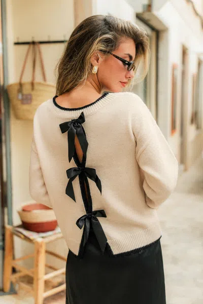 Cupshe Just Cozy Beige Sweater In Animal Print