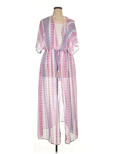 Pre-owned Cupshe Kimono In Pink