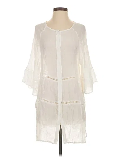 Pre-owned Cupshe Kimono In White