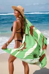 Cupshe Lagoon Wrap Tropical Cover-up Sarong In Green