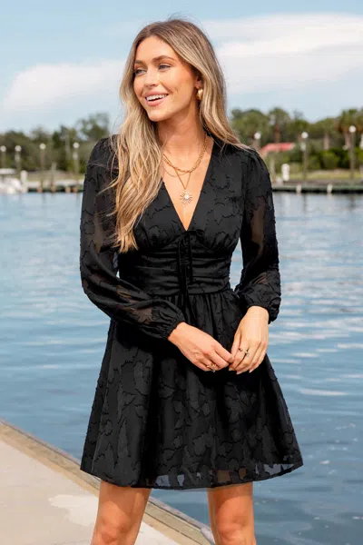 Cupshe Last Dance Black Mini Dress