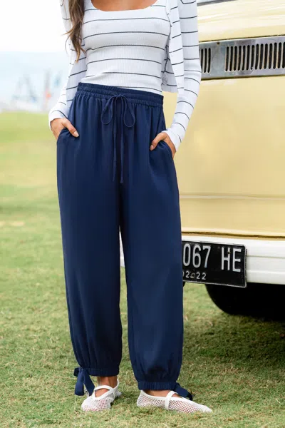 Cupshe Like A Glove Blue Pants