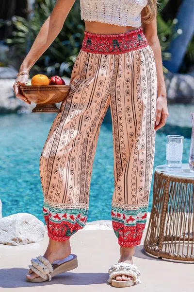 Cupshe Little Romance Ornate Cover-up Pants