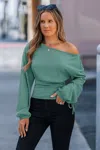 Cupshe Little Secrets Green Top