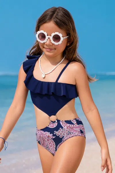 Cupshe Little Splash Paisley One-piece Swimsuit