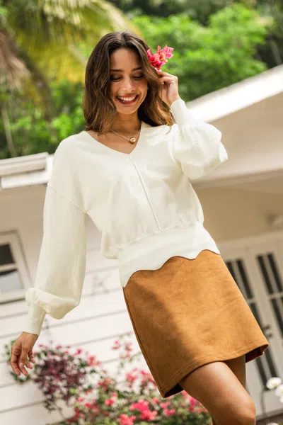 Cupshe Local Celebrity Beige Sweater