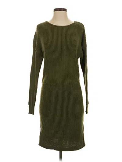 Pre-owned Cupshe Long Sleeve Top Green Boatneck Tops