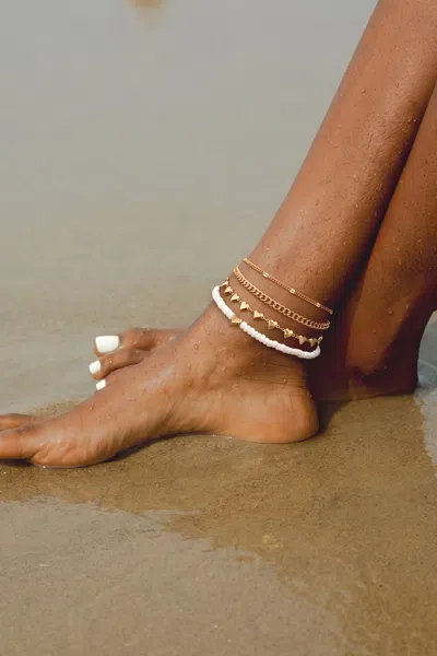 Cupshe Loving Gold-tone Bracelet Set In Multi