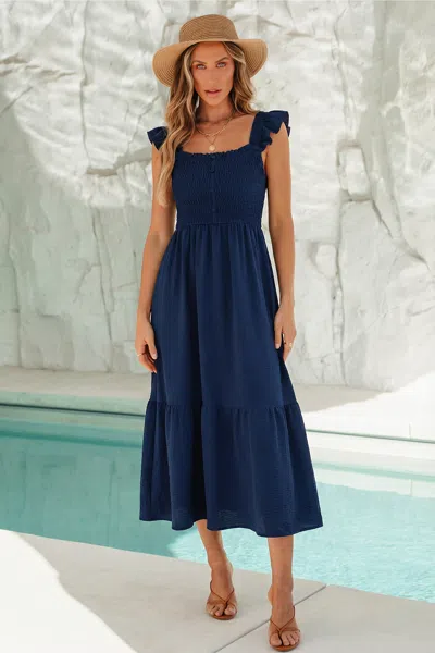 Cupshe Made My Day Blue Maxi Dress