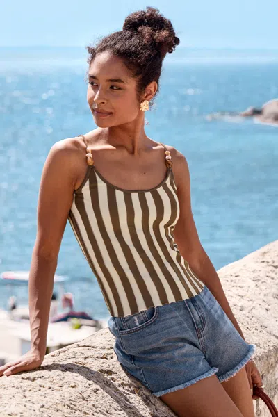 Cupshe Magic Hour Striped Top In Multi