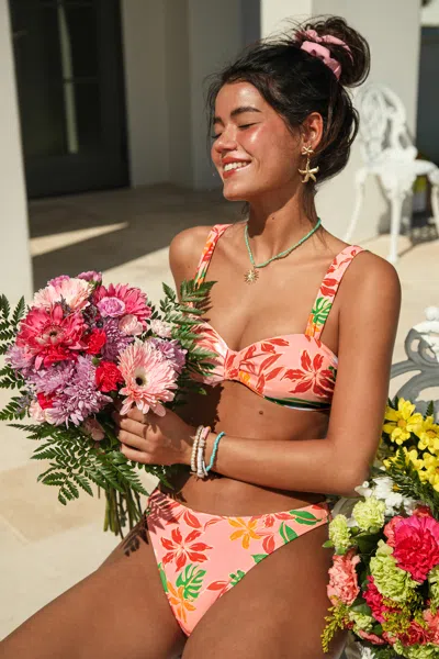 Cupshe Magical Moment Floral Bikini Set In Multi