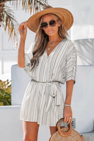 Cupshe Making Memories Geo Romper