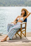 Cupshe Manifested It Striped Pants In Multi