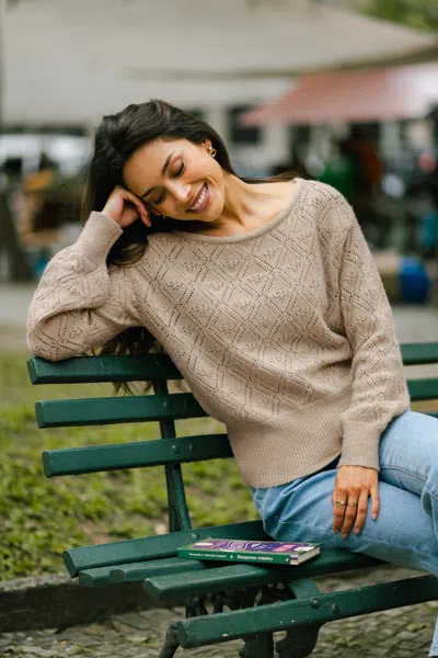 Cupshe Maple Camel Sweater In Brown