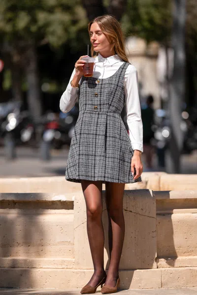 Cupshe Mon Chérie Plaid Mini Dress