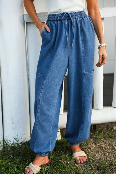Cupshe More Than Ever Blue Pants