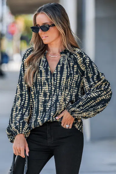 Cupshe Mosaic Abstract Top