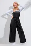 Cupshe Move Along Black Jumpsuit In Black