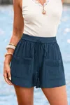 Cupshe Natural Spring Blue Shorts In Blue