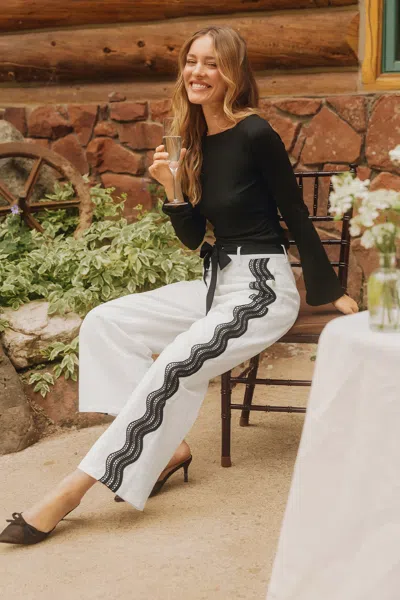 Cupshe Needed This Two-toned Pants In White