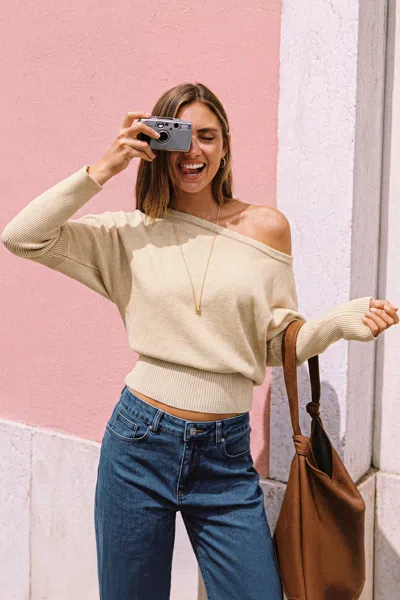 Cupshe New Mood Khaki Sweater In Brown