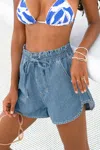 Cupshe Next Step Blue Shorts In Blue