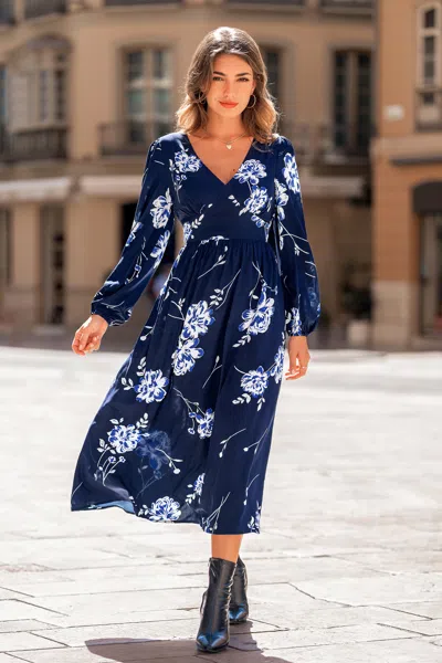 Cupshe Nightshade Floral Midi Dress