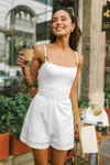 Cupshe No Rush White Romper In White