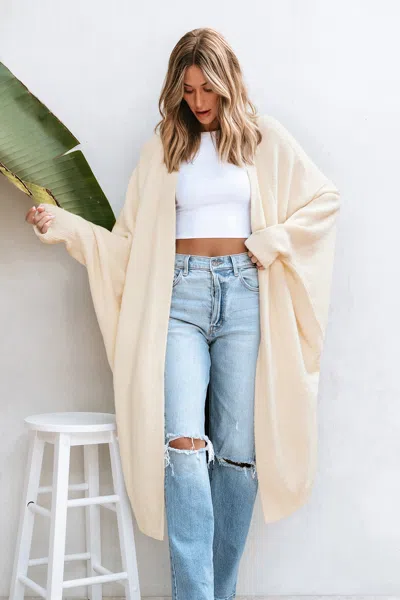 Cupshe On Ice Cream Cardigan