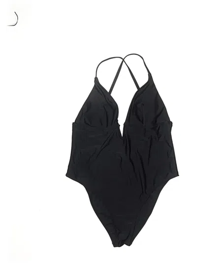 Pre-owned Cupshe One Piece Swimsuit In Black