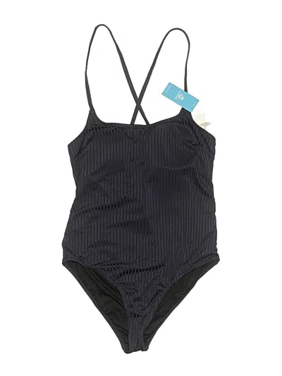 Pre-owned Cupshe One Piece Swimsuit In Black
