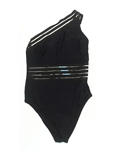 Pre-owned Cupshe One Piece Swimsuit In Black