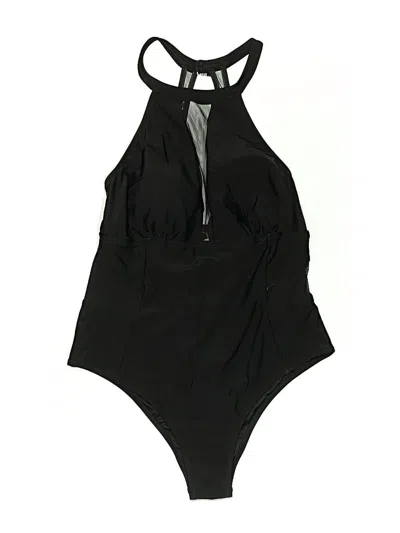 Pre-owned Cupshe One Piece Swimsuit In Black