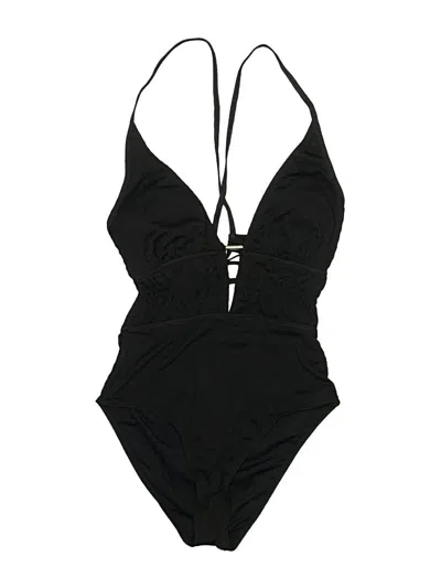 Pre-owned Cupshe One Piece Swimsuit In Black