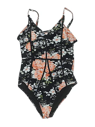 Pre-owned Cupshe One Piece Swimsuit In Black