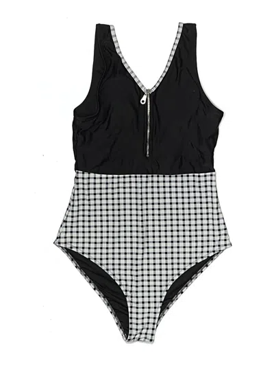 Pre-owned Cupshe One Piece Swimsuit In Black