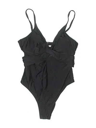 Pre-owned Cupshe One Piece Swimsuit In Black