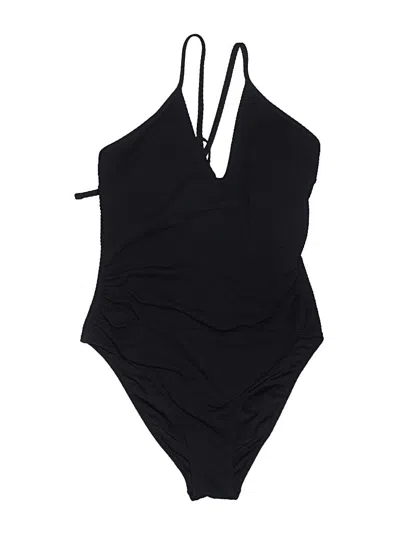 Pre-owned Cupshe One Piece Swimsuit In Black