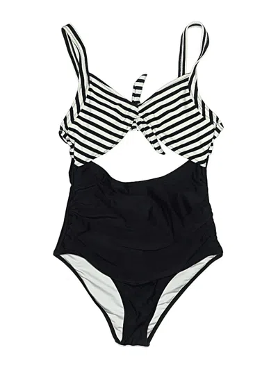 Pre-owned Cupshe One Piece Swimsuit In Black