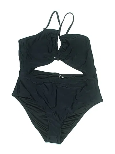 Pre-owned Cupshe One Piece Swimsuit In Black